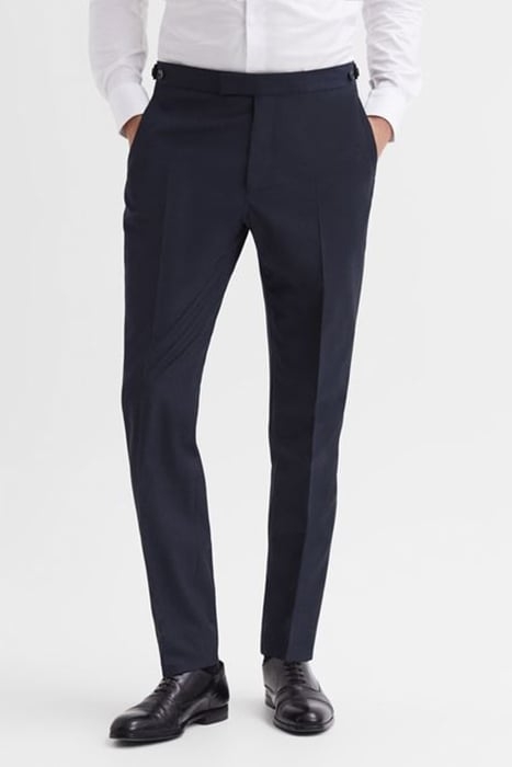 HOPE-TRAVEL TAILORED PANTS NAVY 1