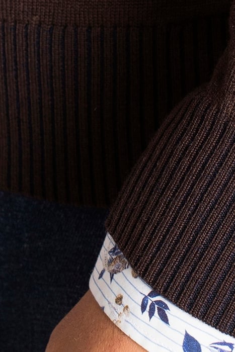 MER VANISE ROUND-NK SF SWT BROWN 6