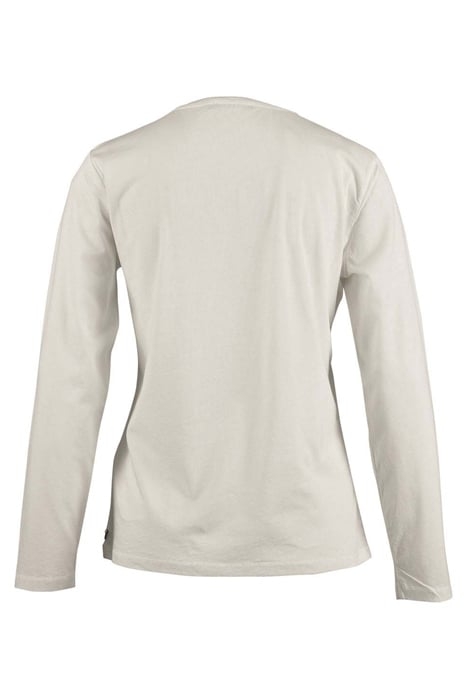 CREW NECK TEE LS + DECO WHITE 2