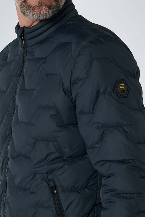 JACKET SHORT FIT PADDED CARBON BLUE 5