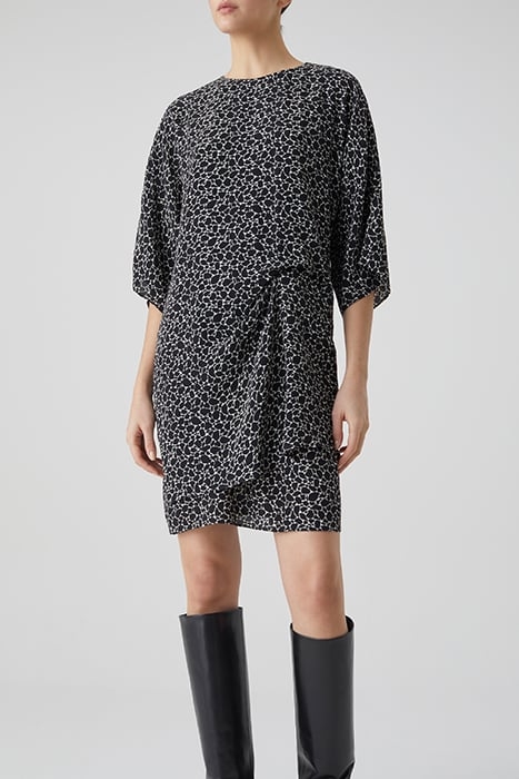 CLOSED WOMEN DRAPED DRESS DRESSES BLACK 1