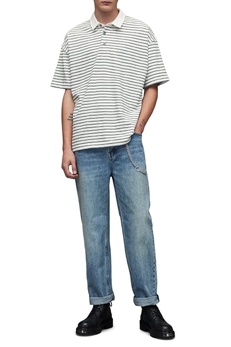 AVE SS POLO CHALK WHT/JET BLK 3