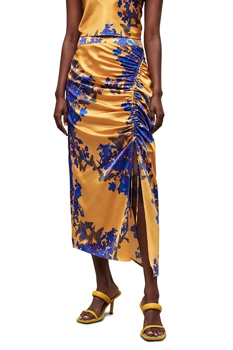 CARLA VENETIA SKIRT ORANGE 1