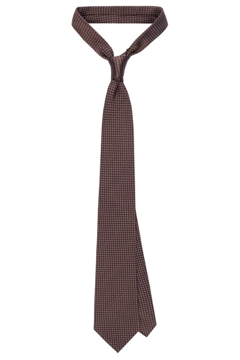 ORANGE FLOWERS TIE 1