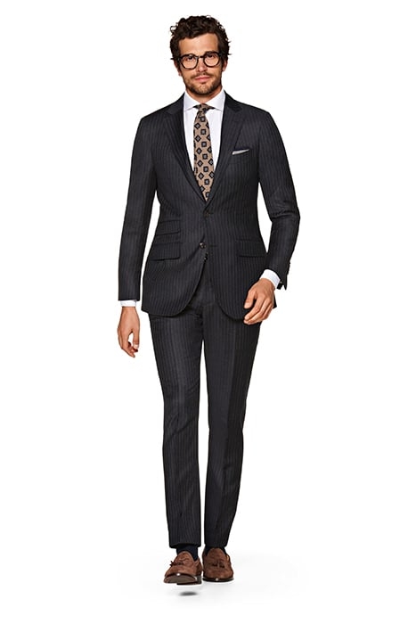 DARK GREY STRIPED SIENNA SUIT 1