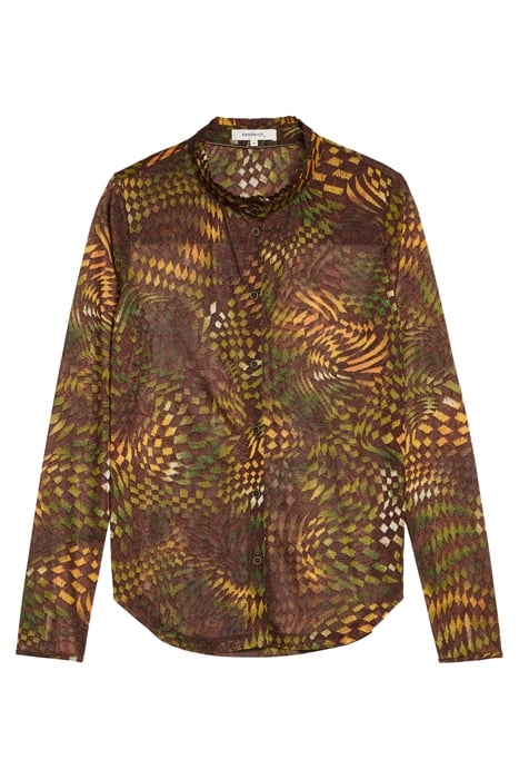 BLOUSES DOWNTOWN BROWN 1