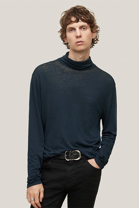 KENT LS BURNOUT TURTLE TEE OFFICER BLUE 1