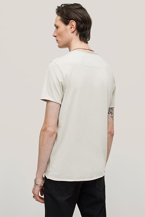 SS RAW EDGE TEE VINTAGE WASH - NEW YORK FOSSIL GREY 2