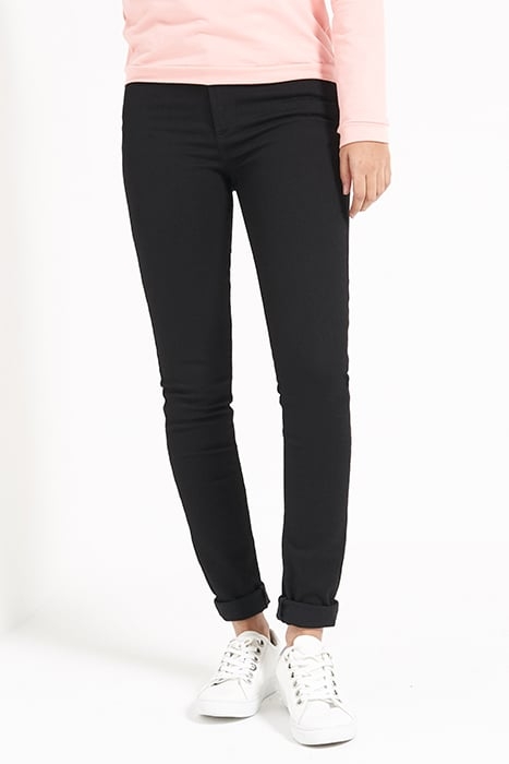 HIGH-WAISTED SKINNY JEANS I.CODE BLACK 1