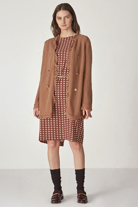 BOUCLÉ CARDIGAN BEIGE 5