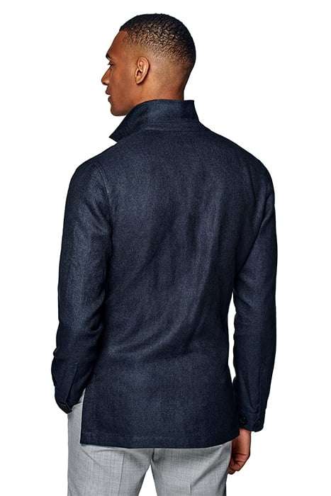 NAVY GREENWICH SHIRT JACKET 2