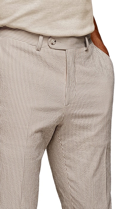 LIGHT BROWN STRIPED HAVANA SUIT 8