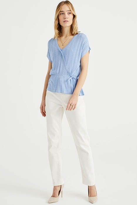 KNITTED PULLOVER LIGHT BLUE 4