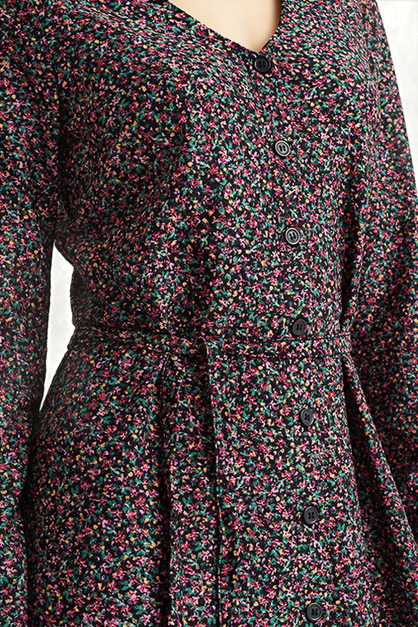 DRESS MIDI MOSS GREEN 5