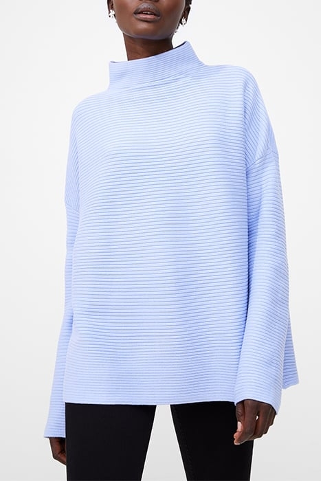 BABYSOFT RIBBED MK NK JUMPER PARADISE BLUE 1