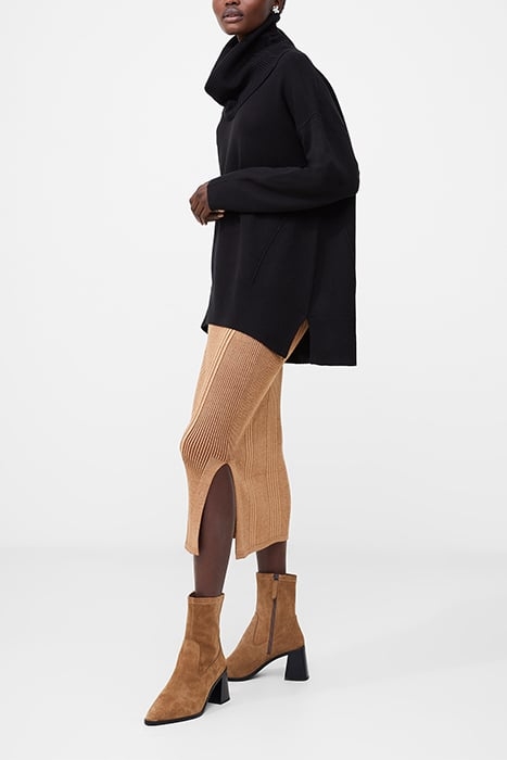 BABYSOFT RIBBED COWL NK JUMPER BLACK 3