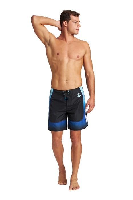 M NETTUNO BERMUDA BLACK NEON BLUE MULTI WHIT 4