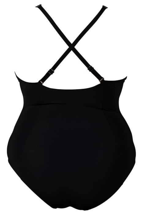 W ISABEL LIGHT CROSS BACK ONE PIECE PLUS BLACK WHITE 2