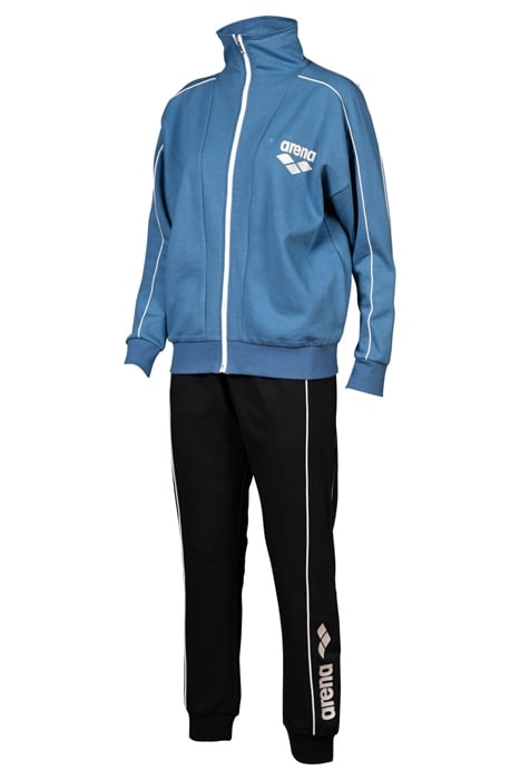 WOMAN TRACKSUIT TRACKTOP FULL ZIP MIDNIGHT BLACK 4