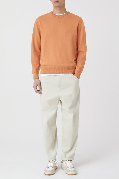 MEN CREWNECK JUMPER KNITS CORNELIAN BROWN 3