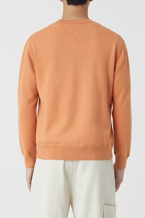 MEN CREWNECK JUMPER KNITS CORNELIAN BROWN 2