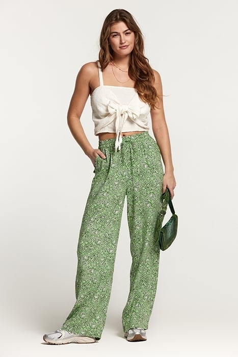 MONACO TROUSERS POOLSIDE PAISLEY KELLY GREEN KELLY GREEN 6