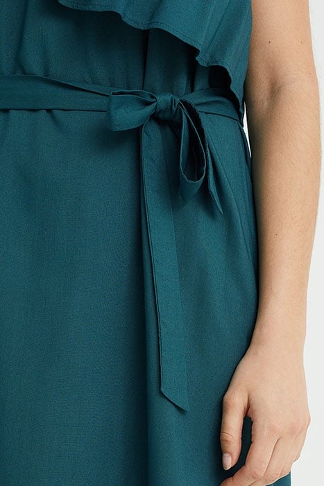 DRESS MID LENGTH DARK GREEN 5