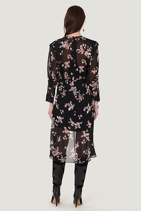 ILIONA BLACK/ECRU/PINK DRESS 3