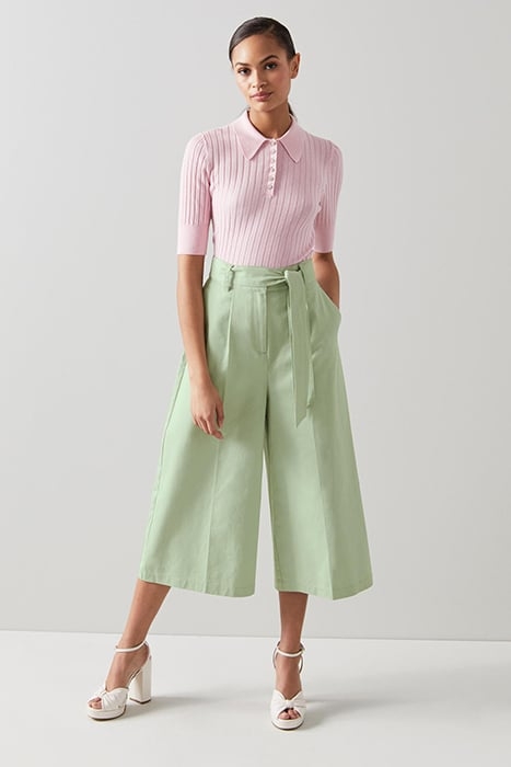 LENA WIDE-LEG & FLARED JEANS MINT 1