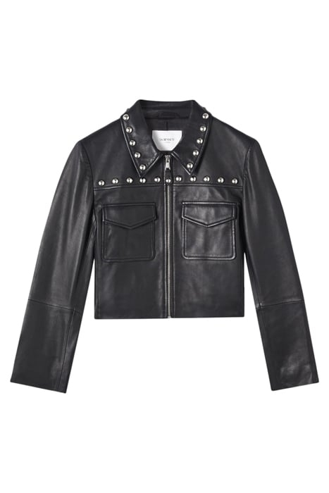ANAIS LEATHER & BIKER JACKET BLACK 4