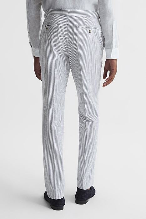BARR SUIT PANTS BLUE/WHITE 2