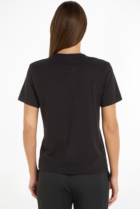 CALVIN KLEIN STANDARD FIT T-SHIRT WOMEN, BLACK 2