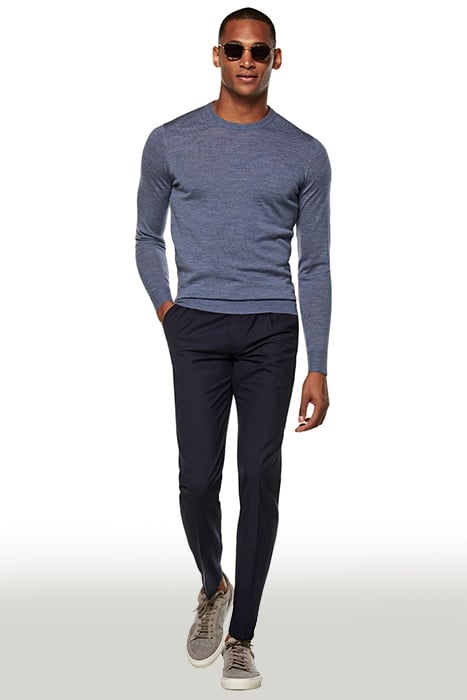 NAVY DRAWSTRING AMES TROUSERS 2