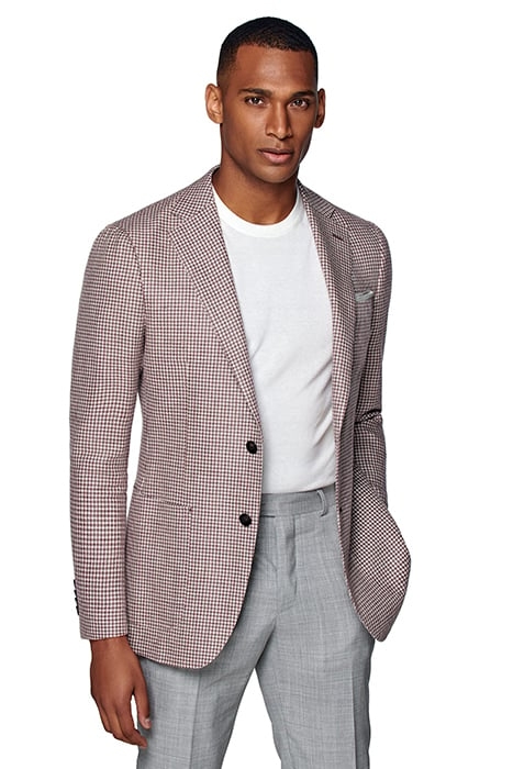 PURPLE HOUNDSTOOTH HAVANA BLAZER 1