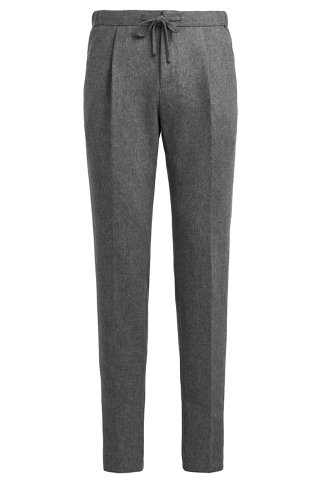 LIGHT GREY DRAWSTRING AMES TROUSERS 7