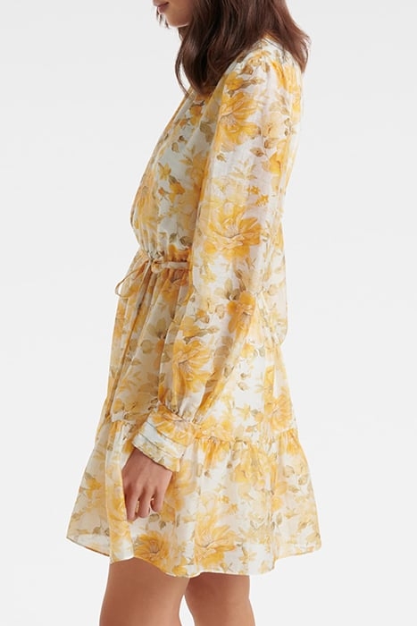 TIANA LONG SLEEVE SKATER DRESS FLORAL 4