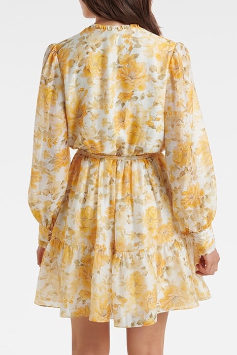 TIANA LONG SLEEVE SKATER DRESS FLORAL 2