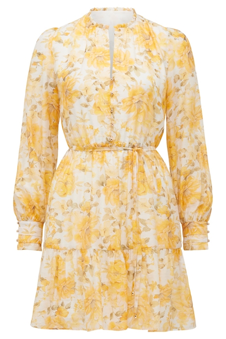 TIANA LONG SLEEVE SKATER DRESS FLORAL 6