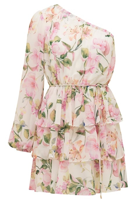 SIENNA ASYMM TIERED MINI HOLLAND FLORAL 6