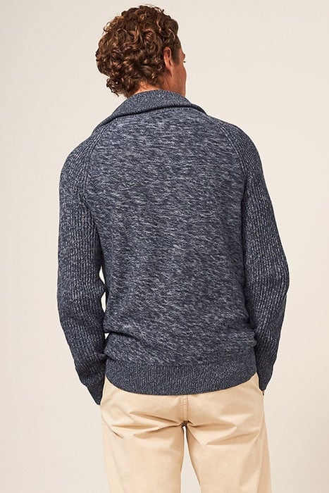 LAKEWOOD ZIP NECK JUMPER DARK GREY 2
