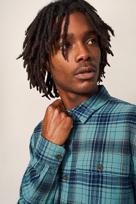 WALLACE CHECK SHIRT MINT GREEN 3