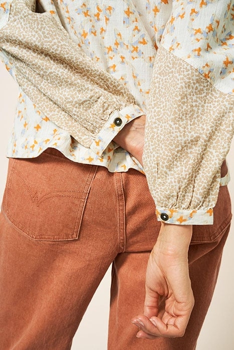 JASMINE COTTON SHIRT IVORY MULTI 4