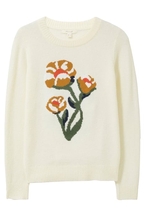 FLORRIE FLORAL JUMPER PALE IVORY 4