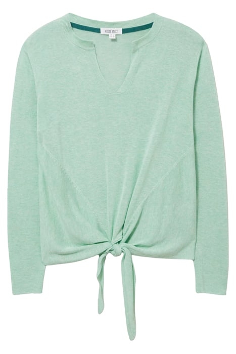 TIE HEM JUMPER LIGHT TEAL 4