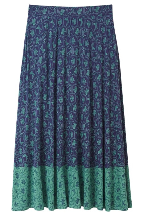 JADA ECO VERO MAXI SKIRT TEAL 4