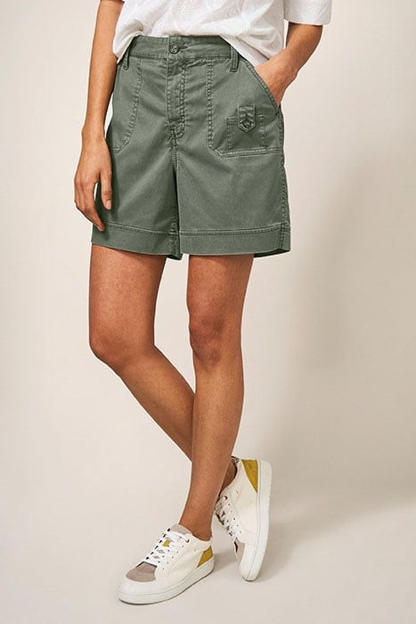 MOLLIE COMBAT SHORTS KHAKI GREEN 1