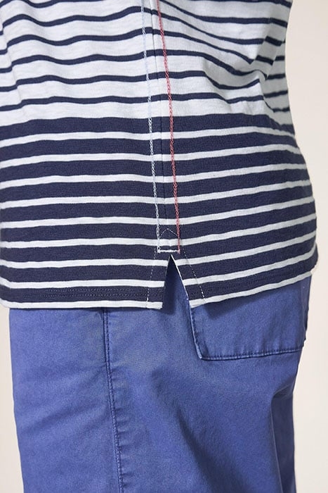 ANNABEL STRIPE TEE NAVY MULTI 3
