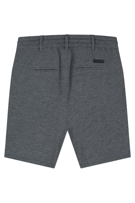 KEITH PIQUE SHORTS DARK GREY MELANGE 3
