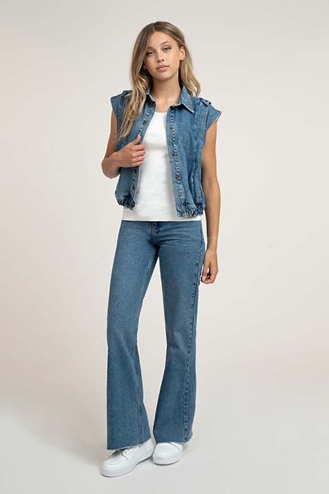 FIORI DENIM JACKET LIGHT BLUE 1