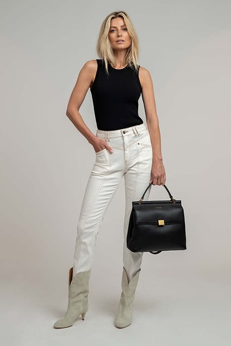 BOY HIGHWAIST JEANS OFF WHITE 1